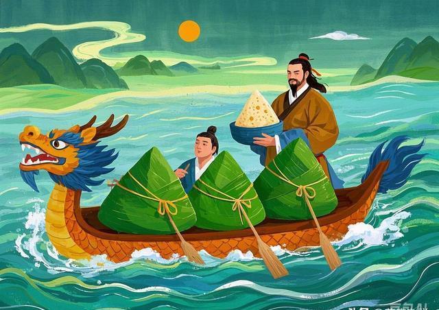 puso a Zongzi en el r&iacute;o